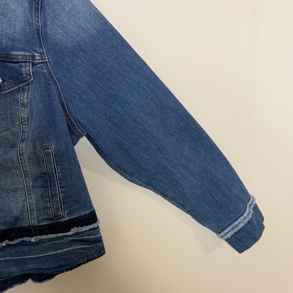 Lane Bryant Classic Blue Denim Jacket Size 18 - Picture 9 of 16